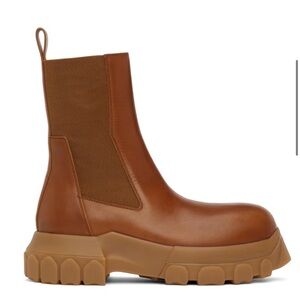 Rick Owens Honey Leather Boots